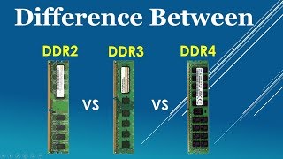 DDR2 vs DDR3 vs DDR4 Explained Feature and Identify comparison [upl. by Panayiotis895]