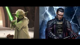 Versus Series Yoda VS Exar Kun [upl. by Antony345]