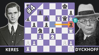 Keres Plays 1500 Correspendence Games  Best of the 30s  Keres vs Dyckhoff 1935 [upl. by Maudie876]