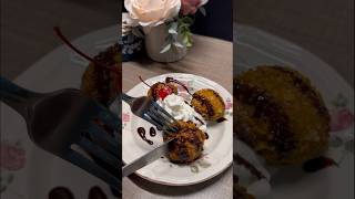 FRIED COOKIE DOUGH🤤👌🏼🍪 easyrecipes [upl. by Rush]