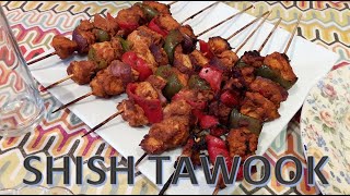 Shish TawookTaouk  Chicken Shish Kebab  Oven Pan Barbecue [upl. by Ingalls868]