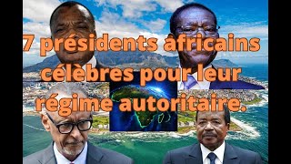 7 présidents africains célèbres pour leur régime autoritaire  les Dictateurs [upl. by Leeda]