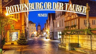 Discover the Magic of Rothenburg ob der Tauber in 4K  A Timeless German Fairytale Town [upl. by Damle225]