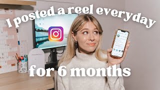 I Posted a Reel on Instagram Everyday for 6 Months heres what happened [upl. by Allie864]