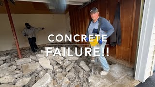 SUPER FAST We had to tear out this concrete and replace it [upl. by Marjana]