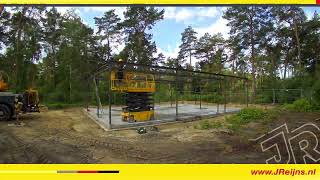 Montage staalconstructie  Theater t Zand Jac Reijns Staalconstructie [upl. by Oap637]