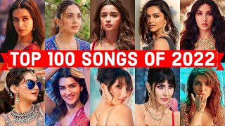 Top 100 HindiBollywood Songs of 2022 Year End Chart 2022  Popular Bollywood Songs 2022 [upl. by Gerta]