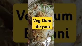 Veg Dum Biryani rashmitrecipes shorts [upl. by Dnomsed784]