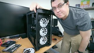 Corsair LL120 RGB Fans Installation  Streaming PC Build [upl. by Nova]