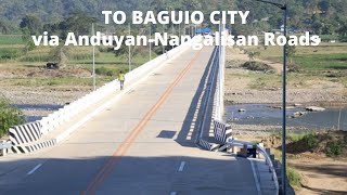 TO BAGUIO CITY VIA ANDUYAN TUBAO LA UNION AND NANGALISAN TUBA BENGUET  WHAT THE ROAD LOOKS LIKE [upl. by Baalman]