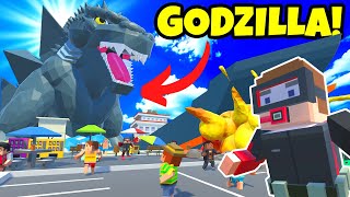 GODZILLA ATTACKS MILITARY IN THE CITY Tiny Town VR Gameplay [upl. by Imogen]