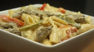 How to Make Philly Cheesesteak Pasta  Must Try Recipe [upl. by Tayib]