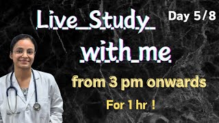 Shades of AIIMS is live  Study with me Day 5 [upl. by Arad]