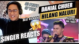 Danial Chuer  Hilang Naluri Big Stage 2022  SINGER REACTION [upl. by Whipple235]