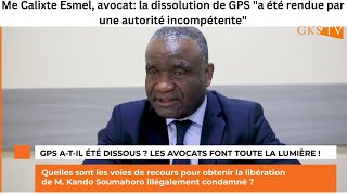 La dissolution du mouvement de Guillaume Soro quota été rendue par une autorité incompétentequot avocat [upl. by Kirwin]