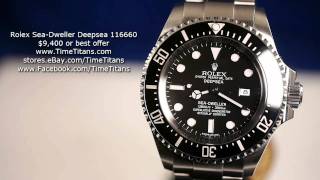 Rolex Submariner SeaDweller Deepsea 116660 G 3900M [upl. by Yaakov]