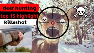 BEST HUNTING KILL SHOTS in 15 MINUTES [upl. by Nosa]