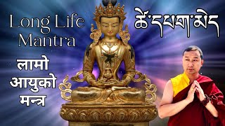 Long Life Mantra  ཚེ་དཔག་མེད  Chhepame  Powerful mantra [upl. by Nednal]