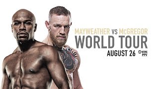 Mayweather vs McGregor Toronto Press Conference [upl. by Ellenoj]