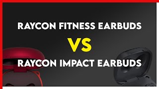 Raycon Fitness Earbuds vs Raycon Impact Earbuds Comparison [upl. by Esimehc732]