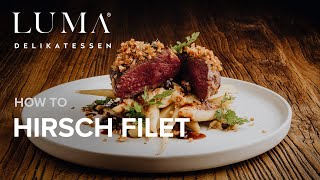 Hirsch Filet braten  so gelingt dir das perfekte Hirsch Filet  HOW TO [upl. by Kinemod97]