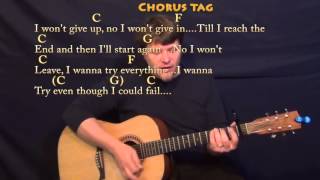 Try Everything Shakira Strum Guitar Cover Lesson with ChordsLyrics  Capo 1st [upl. by Droflim]