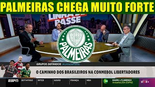 PALMEIRAS CHEGA MUITO FORTE NA LIBERTADORES VERDAO CAIU NO GRUPO F [upl. by Yhtnomit]