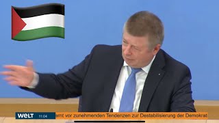 Haldenwang „Ein Kalifat wäre eine denkbare Staatsform“  Pressekonferenz [upl. by Vinnie]