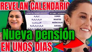 🗣️REVELAN NUEVO CALENDARIO DE REGISTRO A LA NUEVA PENSIÓN💥 PARA MUJERES DE 63 A 64 🙋🏻‍♀️3000 PESOS [upl. by Leafar]