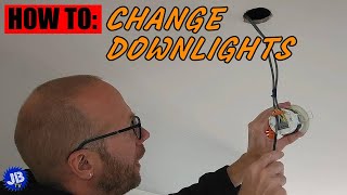 How to Change and Replace Ceiling Downlights  Step by Step [upl. by Neill501]