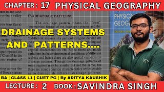 L2 DRAINAGE SYSTEM AND PATTERNS  PHYSICAL GEOGRAPHY [upl. by Nylodam]