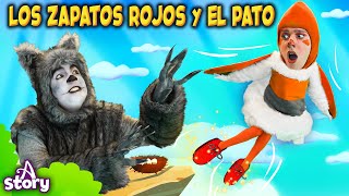 Los Zapatos Rojos y El Pato  Cuentos infantiles para dormir en Español [upl. by Zeta983]