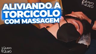 Massagem para ALIVIAR a TORCICOLO RELAXANTE e IDEAL PARA DORMIR [upl. by Nohs130]