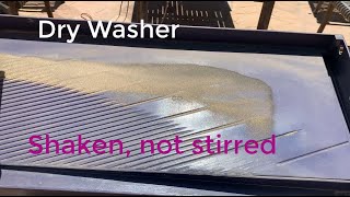 Dry Washing for Gold using a Shaker Table  Dry Shaking Experiments for Gold Concentration [upl. by Pandolfi]