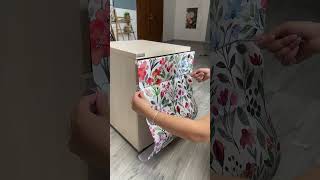 Refresh your cabinet shortsvideo diy wallpaperdecor wallpaper removablewallpapercabinetmaker [upl. by Haroppiz]