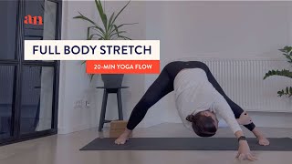 Full Body Stretch  20min Yoga Flow  Alexandra Negulescu [upl. by Niklaus463]