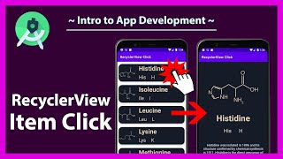 RecyclerView Item Click  Best Practice Way [upl. by Garek]