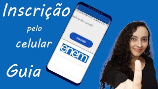 COMO SE INSCREVER NO ENEM PELO CELULAR  Enem 2021  como fazer a inscrição pelo smartphone [upl. by Nottarts]