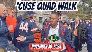 Cuse Quad Walk 🍊 Syracuse vs Miami  Kyle McCord Oronde Gadsden III Lequint Allen amp More [upl. by Peyton]