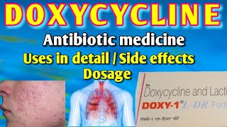 Doxycycline capsules  Doxycycline capsule 100mg  Doxycycline Lactic acid bacillus capsules [upl. by Hsatan885]