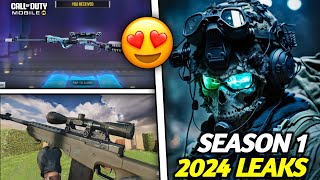 NEW Season 1 2024 Leaks Mythic Sniper  New Gun  Huge Change amp Equipment Cod Mobile [upl. by Steinberg]