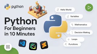 🐍 Python Guide for Beginners Master the Basics Fast 👨‍💻📚🚀✨ [upl. by Ailemap]