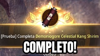 GUIA COMPLETA MAESTRO INCOMPARABLE  DEMONIOGORE CELESTIAL KANG SHIRIM  PERGAMINO 6  MIR4 [upl. by Abernon8]