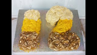 Ombre Rosette Number Cake [upl. by Nilok912]