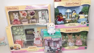 Sylvanian families calico critters unboxing huge haul [upl. by Eelyek335]