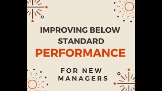 Store Manager Academy Week 1 Lesson 11 Improving Below Standard Performance [upl. by Anerul]