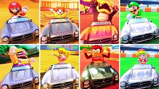 1ST Place Win Animations  300 SL ROADSTER  Mario Kart 8 Deluxe [upl. by Quintin]