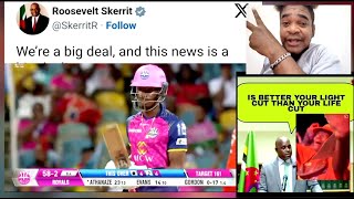 SKERRIT SCREWS UP HOSTING T20 WORLDCUP CRICKET IN DOMINICA amp LADY WASHING MACHINE  BRBPTV REACTION [upl. by Heiskell]