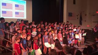 3rd Grade 2018 “This Land is Tour Land” Flag Day performance [upl. by Notlek541]