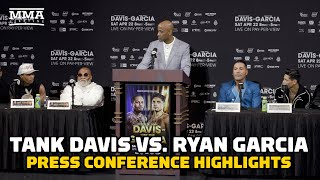 Gervonta Davis vs Ryan Garcia Press Conference Highlights  MMA Fighting [upl. by Yatnahc150]